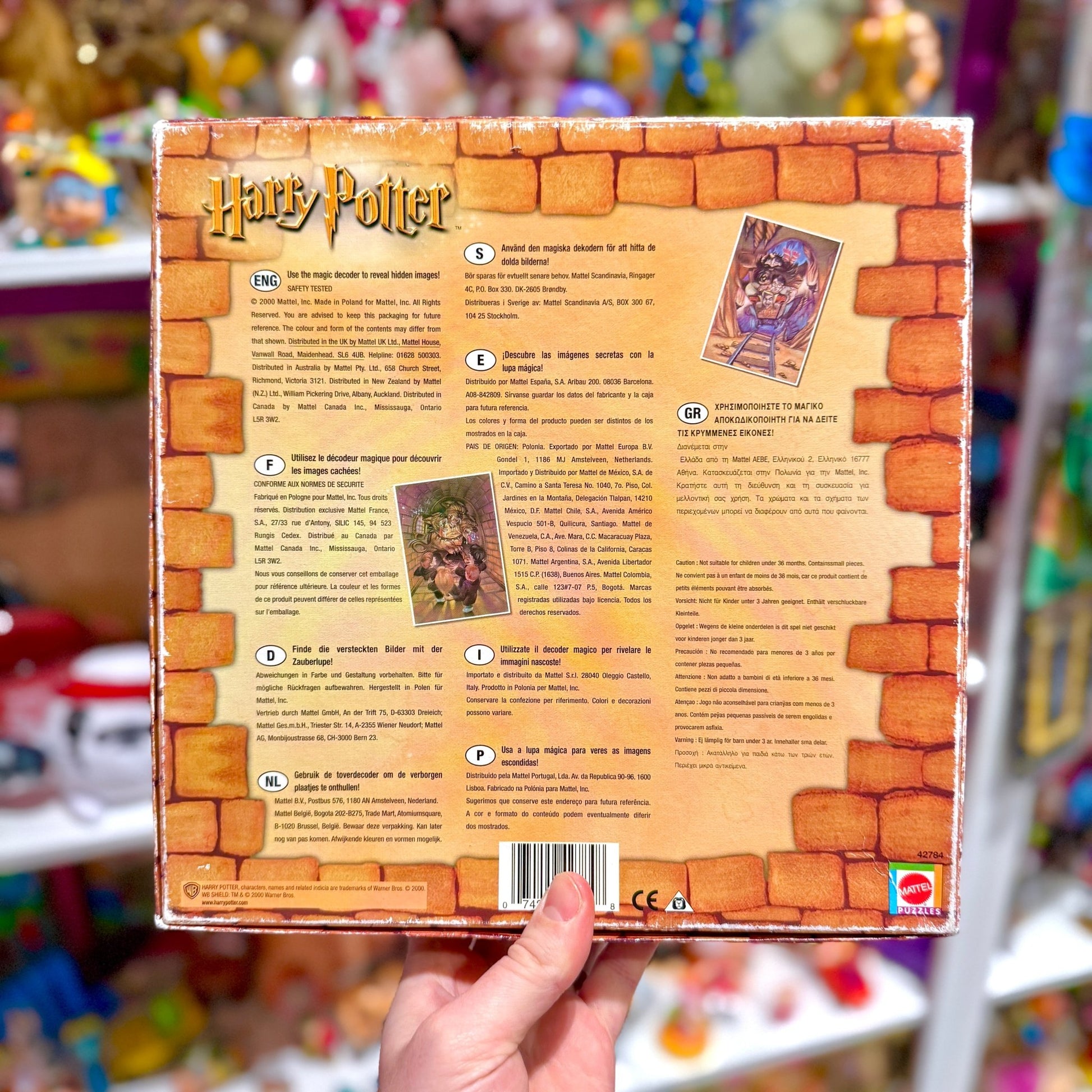 Harry Potter & The Philosopher’s Stone: 300 Pieces Puzzle - Harry Potter & Fluffy (Mattel, 2000s) - PopCultGang