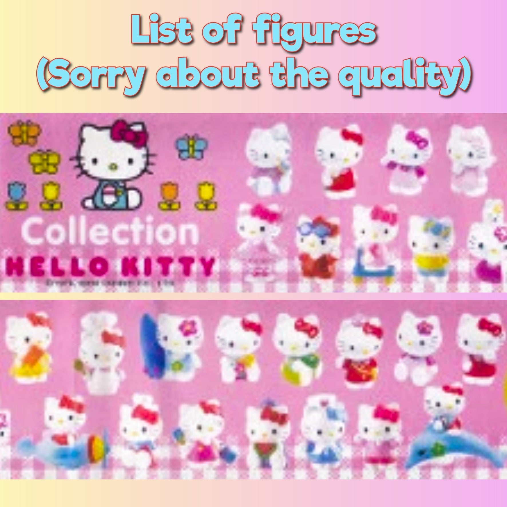 Hello Kitty: Bip's Candy Fun Mini Figure Series - Hello Kitty Sitting (Chocolate Egg toy, 2008) - PopCultGang