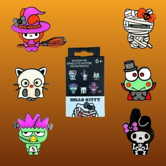Hello Kitty & Friends: Halloween Enamel Pin Blind Box (Loungefly) - PopCultGang