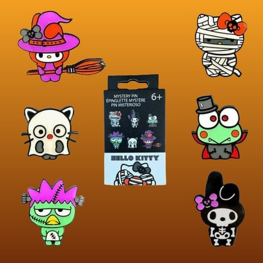 Hello Kitty & Friends: Halloween Enamel Pin Blind Box (Loungefly) - PopCultGang
