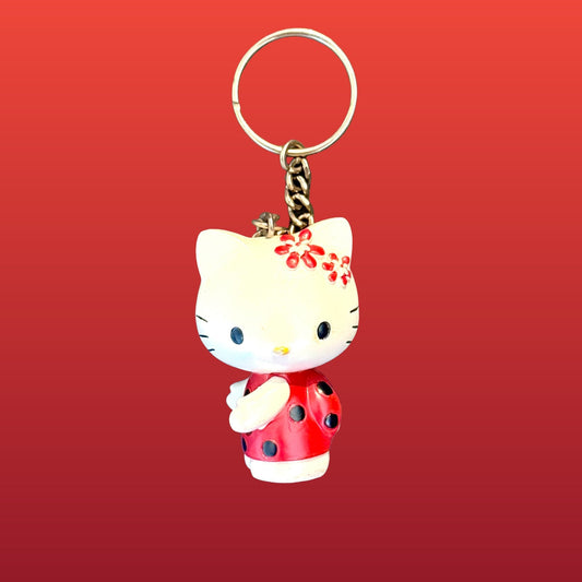 Hello Kitty: Ladybug Outfit Keychain (Sanrio) - PopCultGang