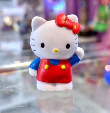 Hello Kitty: Red Overalls Waving Figure (2000s) - PopCultGang