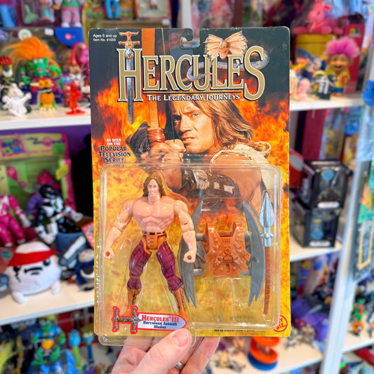 Hercules: The Legendary Journeys - Hercules III: with Herculean Assault Blades Action Figure (MOC, Toy Biz, 1995) - PopCultGang
