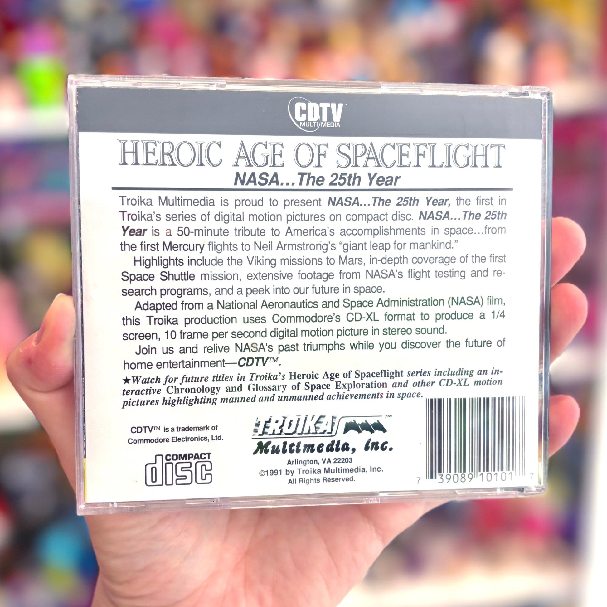 Heroic Age of Space Flight (Commodore CDTV, Amiga) - PopCultGang