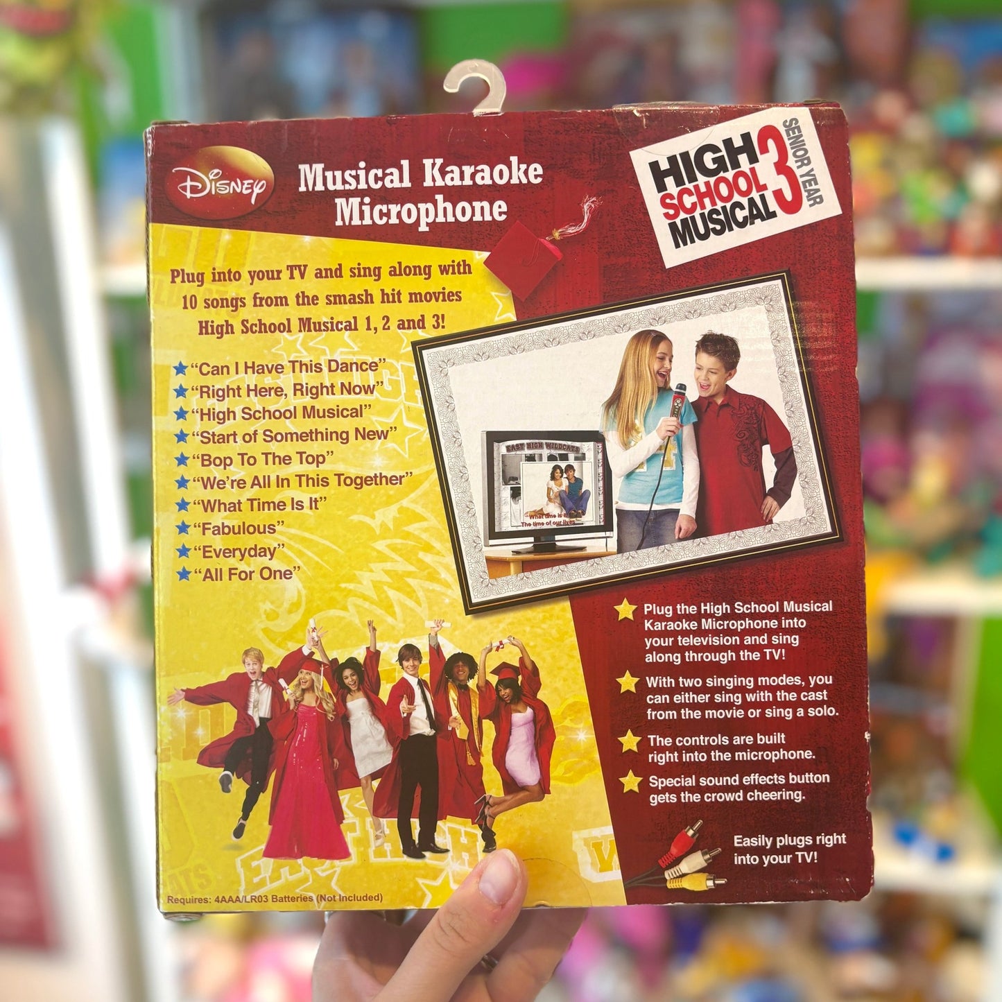 High School Musical 3 - Senior Year: Karaoke Microphone (Zizzle, 2000s) - PopCultGang