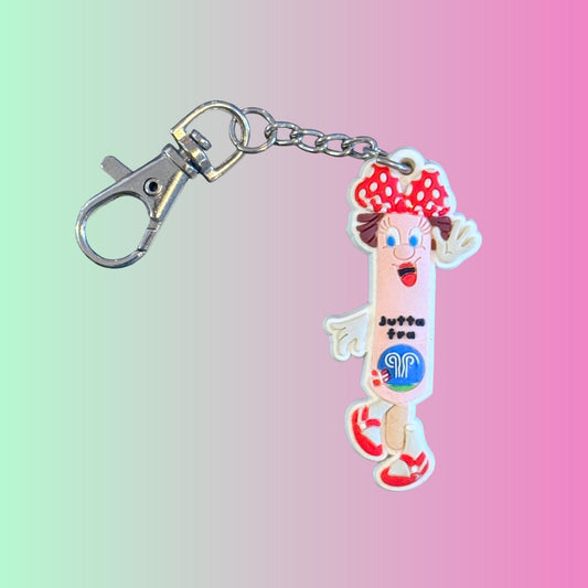 Hjem - Is Jutta Rubber Keychain (Danish Ice Cream Brand, 90s) - PopCultGang