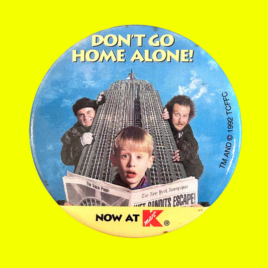 Home Alone 2 Promotional Button Pin Badge (90s) - PopCultGang