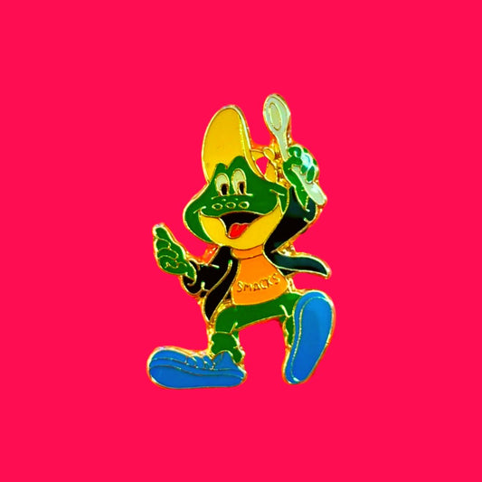 Honey Smacks Cereal DIG'EM FROG Enamel Pin (Kellogs, 1992) - PopCultGang