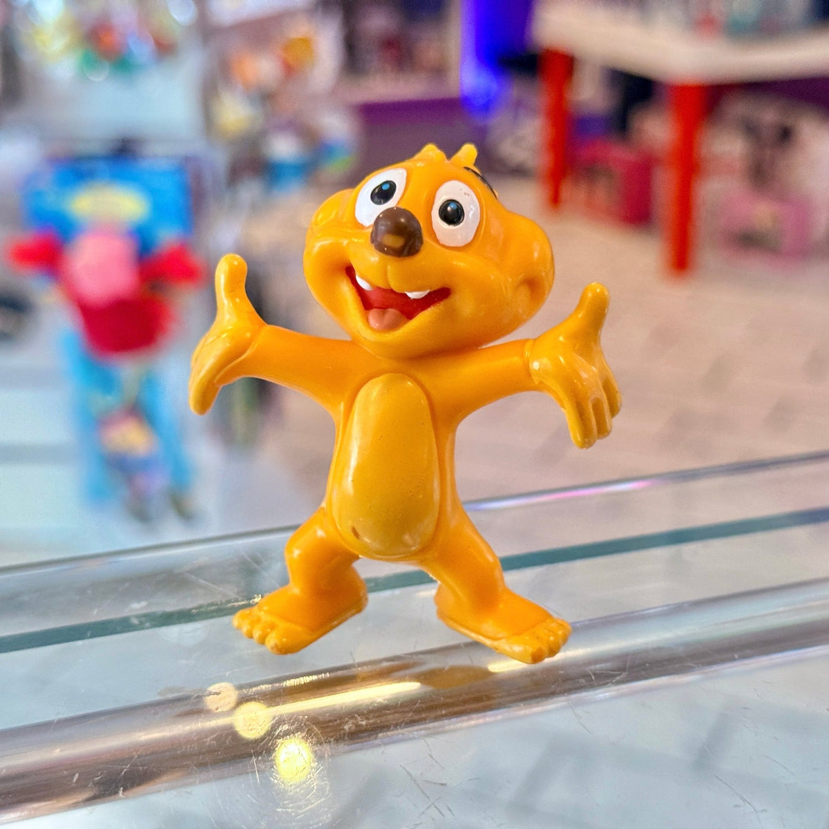 Hugo The Jungle Creature: Arms Out PVC Figure (danish cartoon, 90s) - PopCultGang