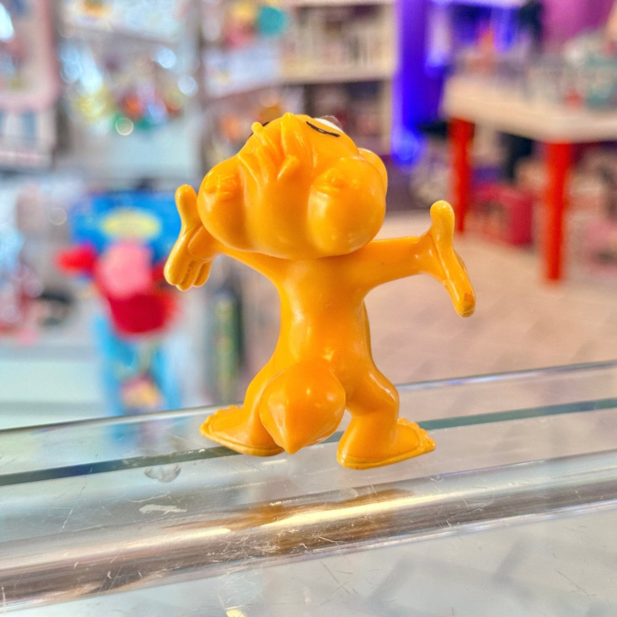 Hugo The Jungle Creature: Arms Out PVC Figure (danish cartoon, 90s) - PopCultGang
