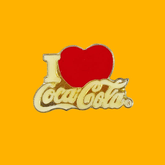 I Love Coca Cola - Enamel Pin (90s) - PopCultGang
