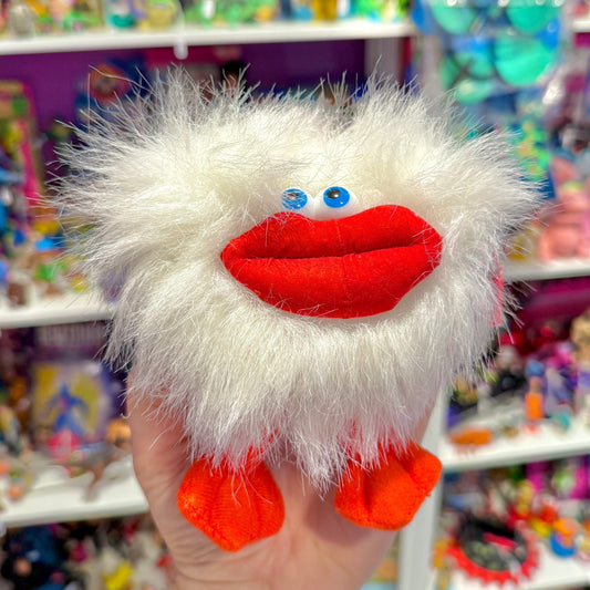 "I Love You" Talking Big Lips Hairball Plush (90s) - PopCultGang