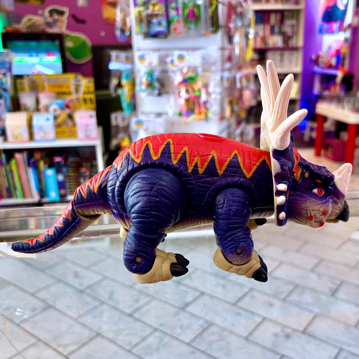 Imaginext: Dinosaurs - Styracosaurus Triceratops Action Figure (Fischer Price, 2005) - PopCultGang