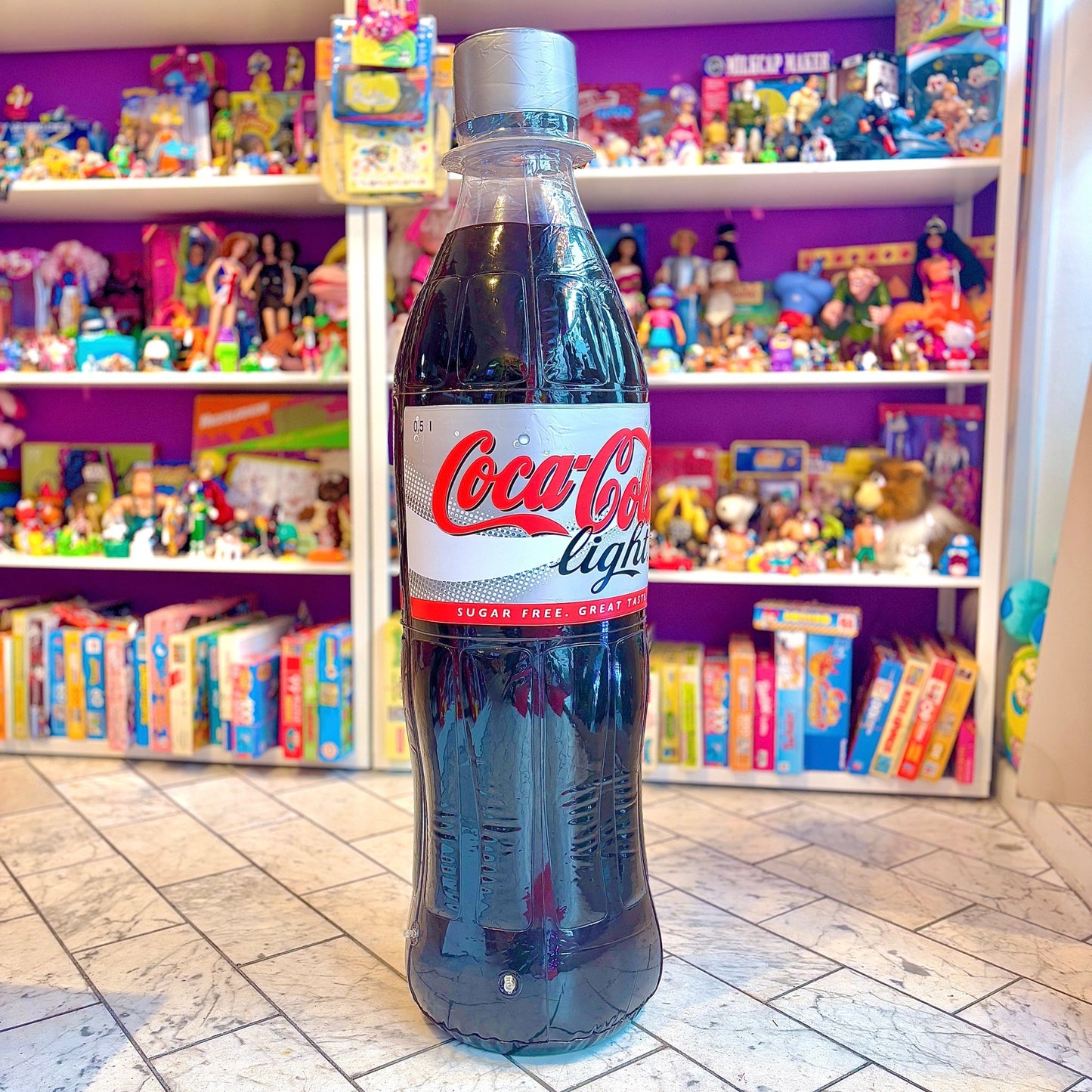 Inflatable Coca Cola Light Bottle Advertisement (90s) - PopCultGang