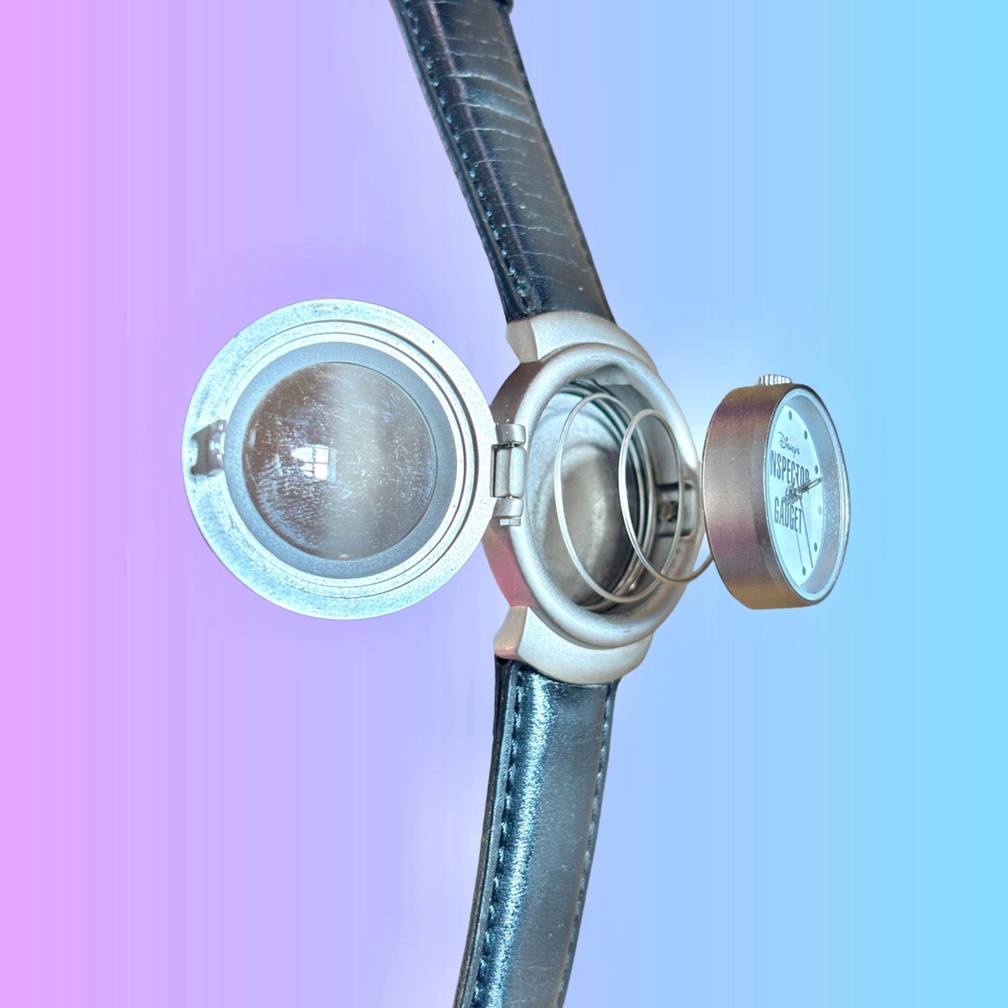 Inspector Gadget The Movie - Rare Promo Pop - Up Spring Wrist Watch (Disney, 90s) - PopCultGang