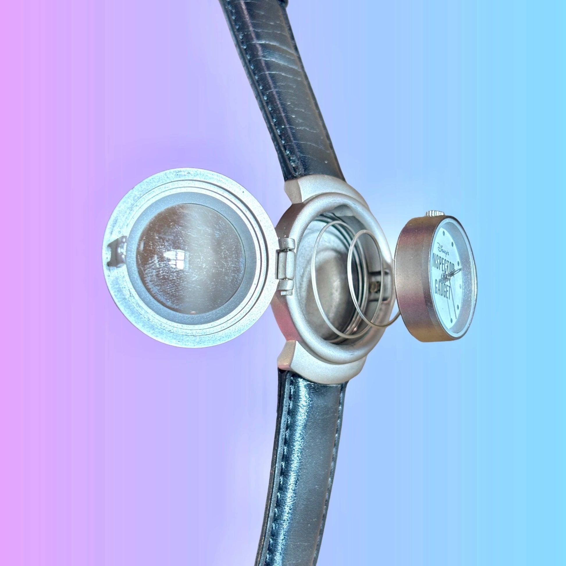 Inspector Gadget The Movie - Rare Promo Pop - Up Spring Wrist Watch (Disney, 90s) - PopCultGang