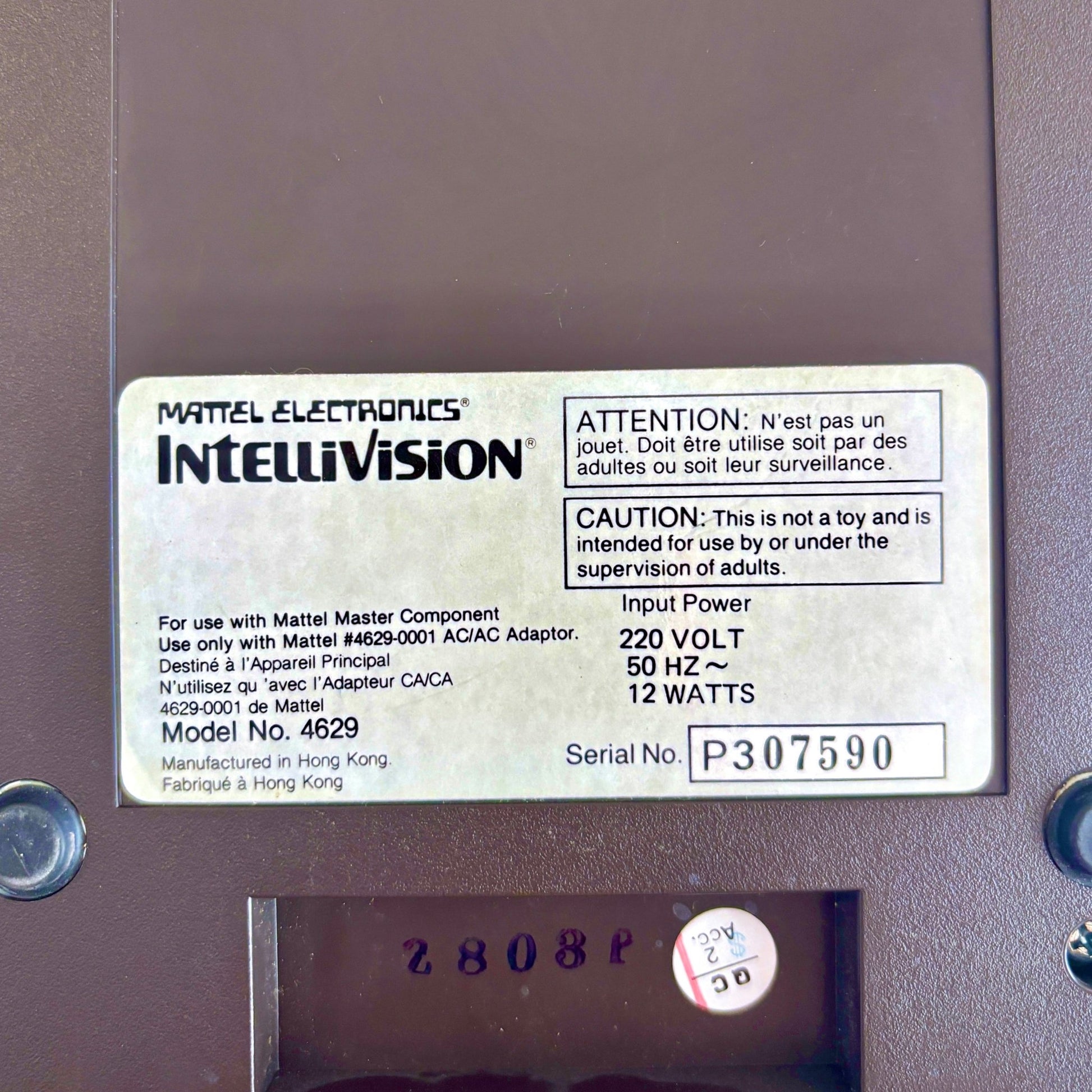 Intellivision Computer Adapter + Computer Keyboard - Intellivision Entertainment Computer System (ECS, 1982) - PopCultGang