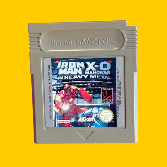 Iron Man and X - O Manowar in Heavy Metal (Gameboy) - PopCultGang
