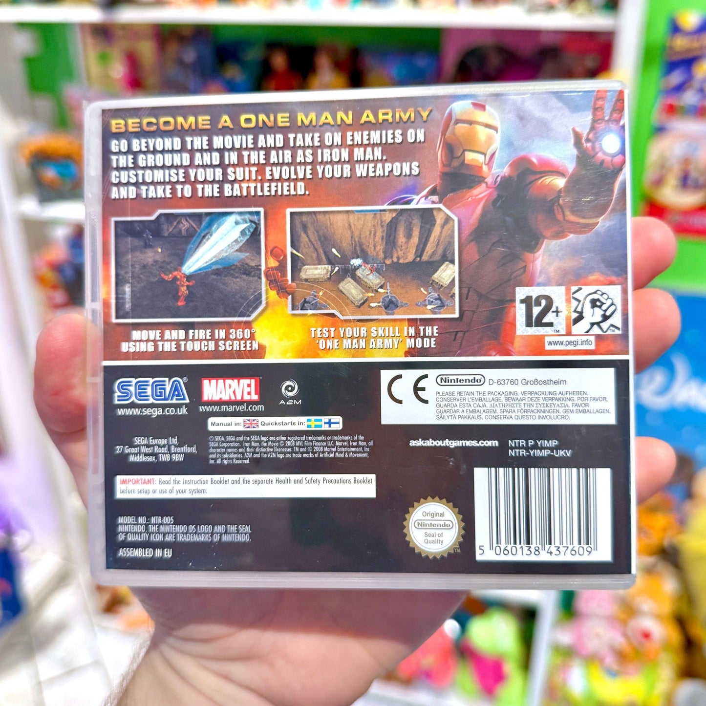 Iron Man: The Official Videogame (Nintendo DS) - PopCultGang