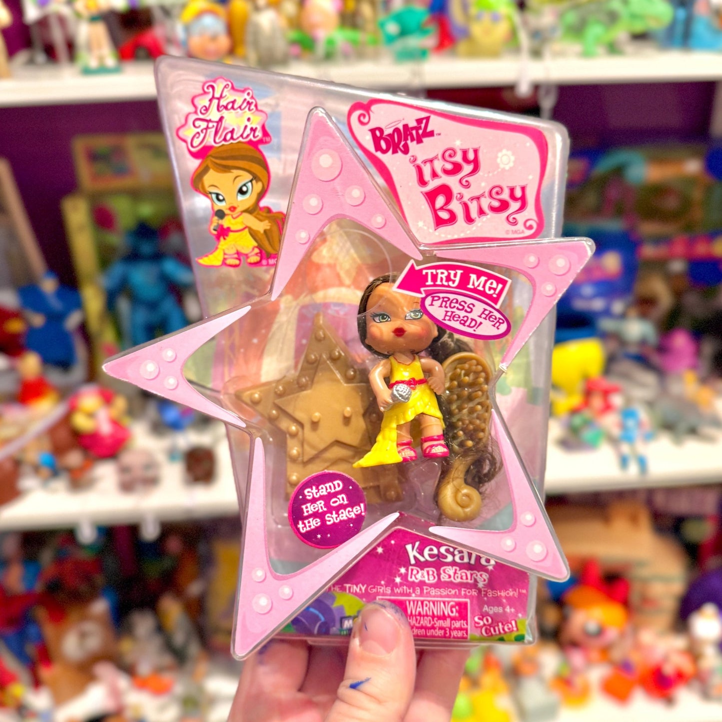 Itsy Bitsy Bratz: Hair Flair - Kesara R&B Stars (NIB, 2008) - PopCultGang