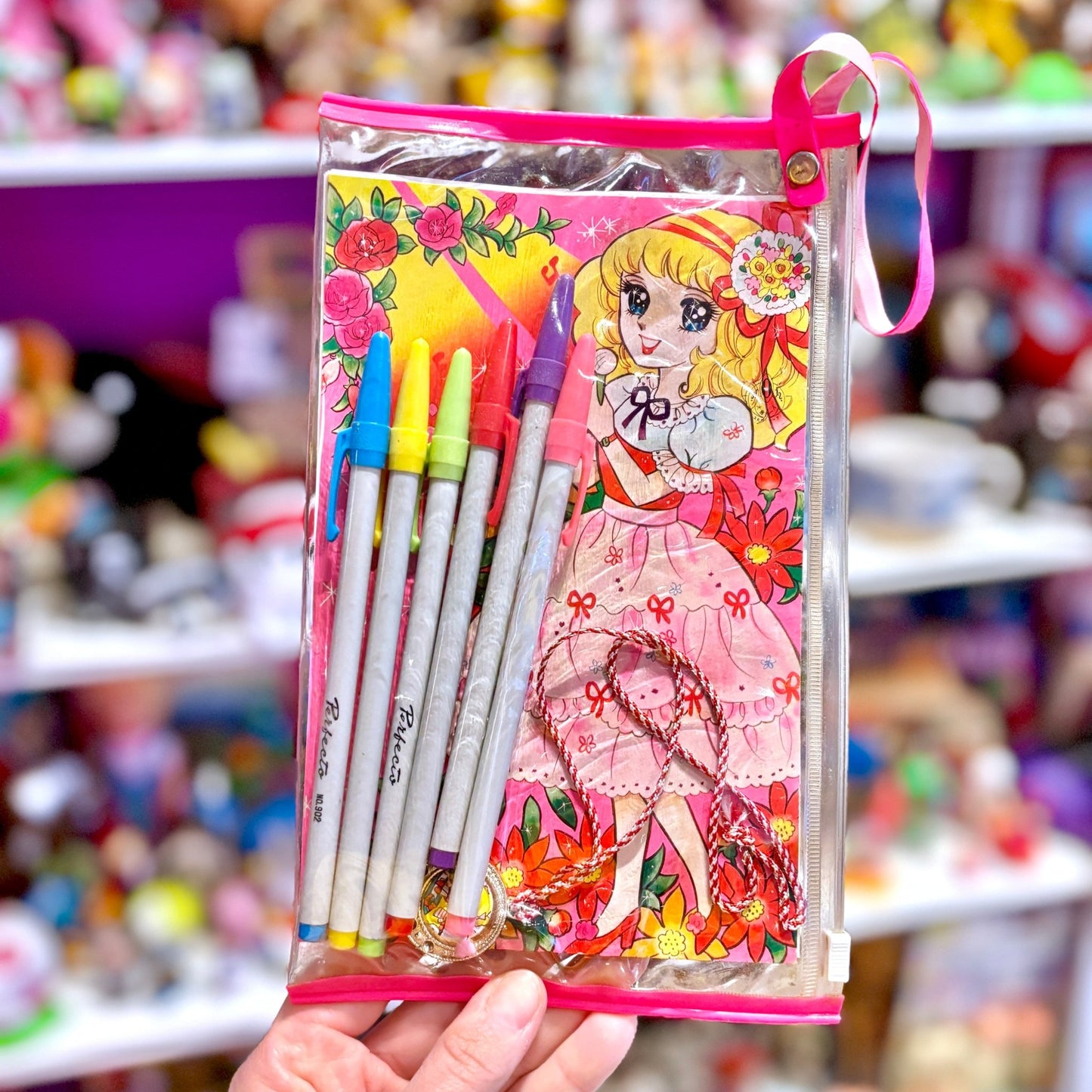 Japanese Vintage Anime Girl Showa Era Pencil Case (80s or before) - PopCultGang