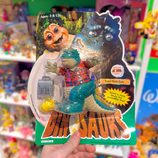 Jim Henson’s Dinosaurs: Earl Sinclair Action Figure (MOC, Disney, 90s) - PopCultGang