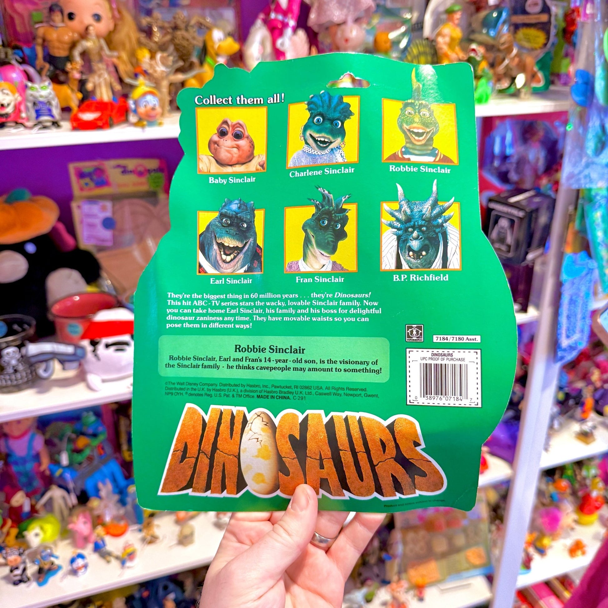 Jim Henson’s Dinosaurs: Robbie Sinclair Action Figure (MOC, Disney, 90s) - PopCultGang