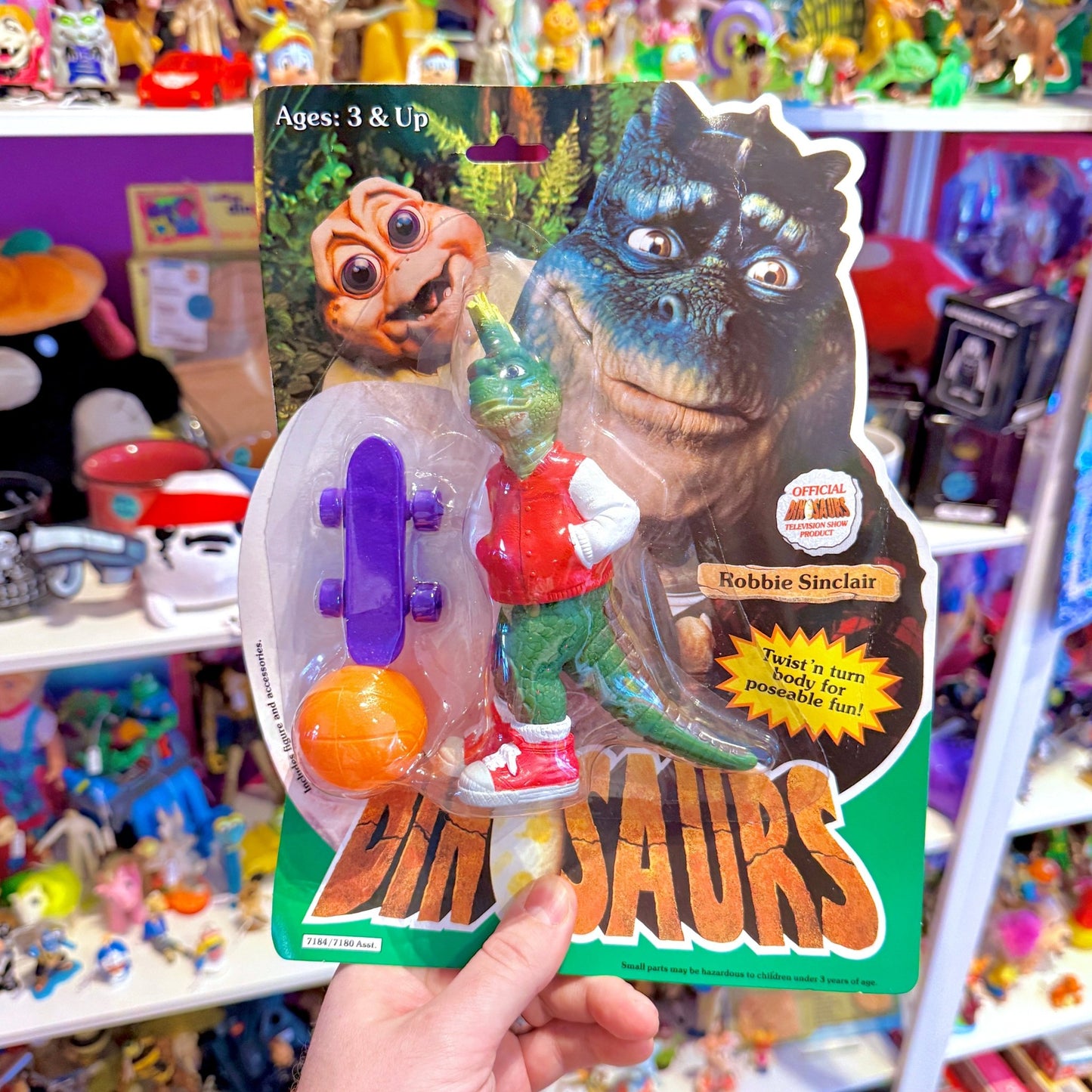 Jim Henson’s Dinosaurs: Robbie Sinclair Action Figure (MOC, Disney, 90s) - PopCultGang