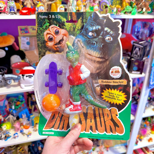 Jim Henson’s Dinosaurs: Robbie Sinclair Action Figure (MOC, Disney, 90s) - PopCultGang