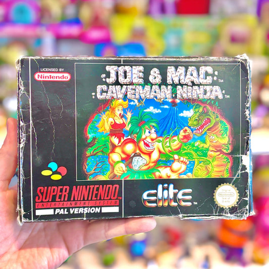 Joe & Mac: Caveman Ninja (CIB, SNES) - PopCultGang