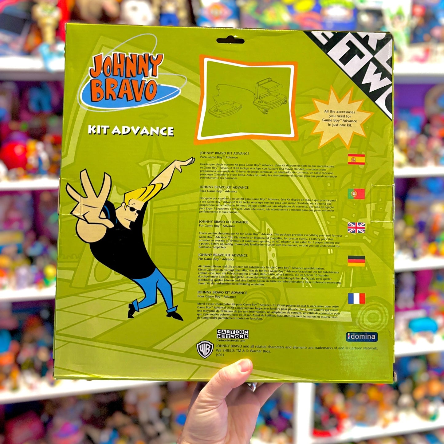 Johnny Bravo Gameboy Advance Kit (Cartoon Network, 2000s) - PopCultGang