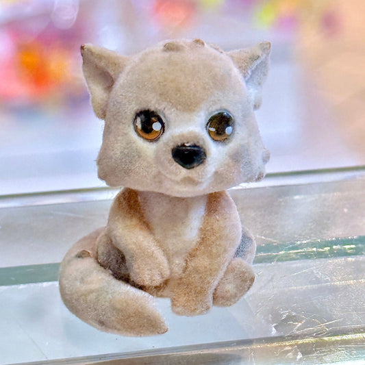 Jungle In My Pocket - Luna The Red Panda - Fluffy Flocked Mini Figure (MEG, 2007) - PopCultGang