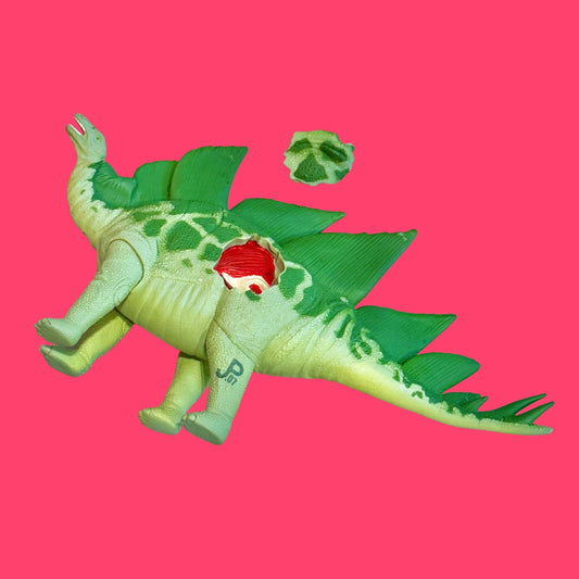 Jurassic Park: Battle Damaged Stegosaurus Action Figure (Kenner, 1993) - PopCultGang