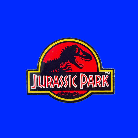 Jurassic Park Logo Enamel Pin (1993) - PopCultGang