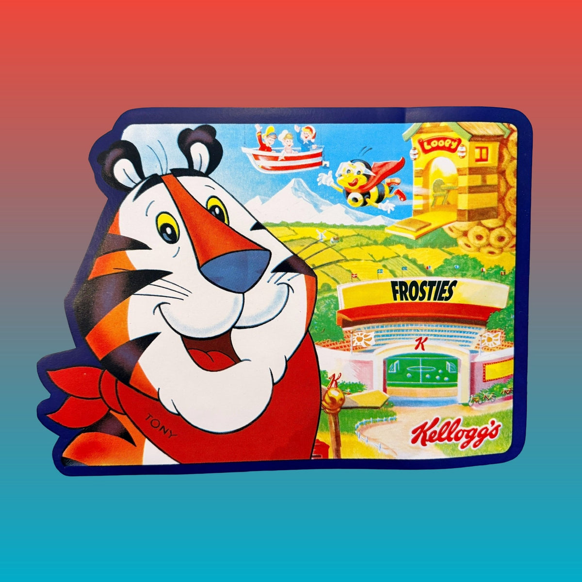 Kellogg’s Cereal Placemat Collection: Tony The Tiger, Cornelius Rooster, Coco Pops, Loopy (90s) - PopCultGang