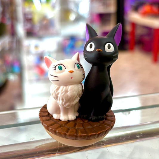Kiki's Delivery Service: Jiji & Lily Cat Roly Poly Figure (Studio Ghibli, Japan Exclusive, 2022) - PopCultGang