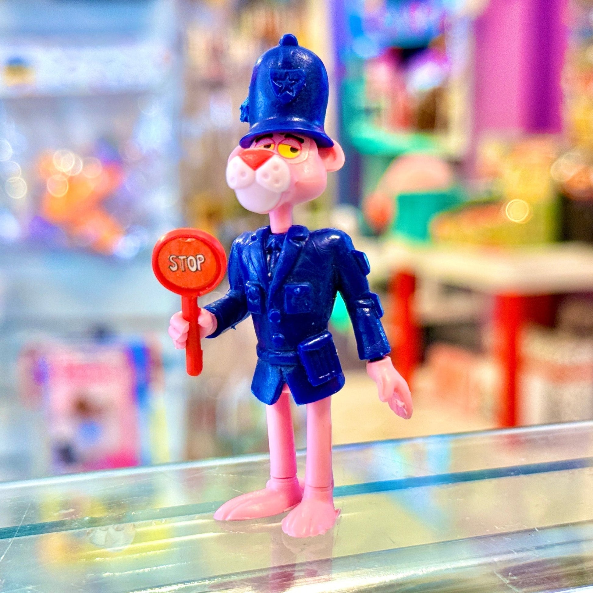 Kinder Surprise: Pink Panther Policeman Mini Figure (1989) - PopCultGang