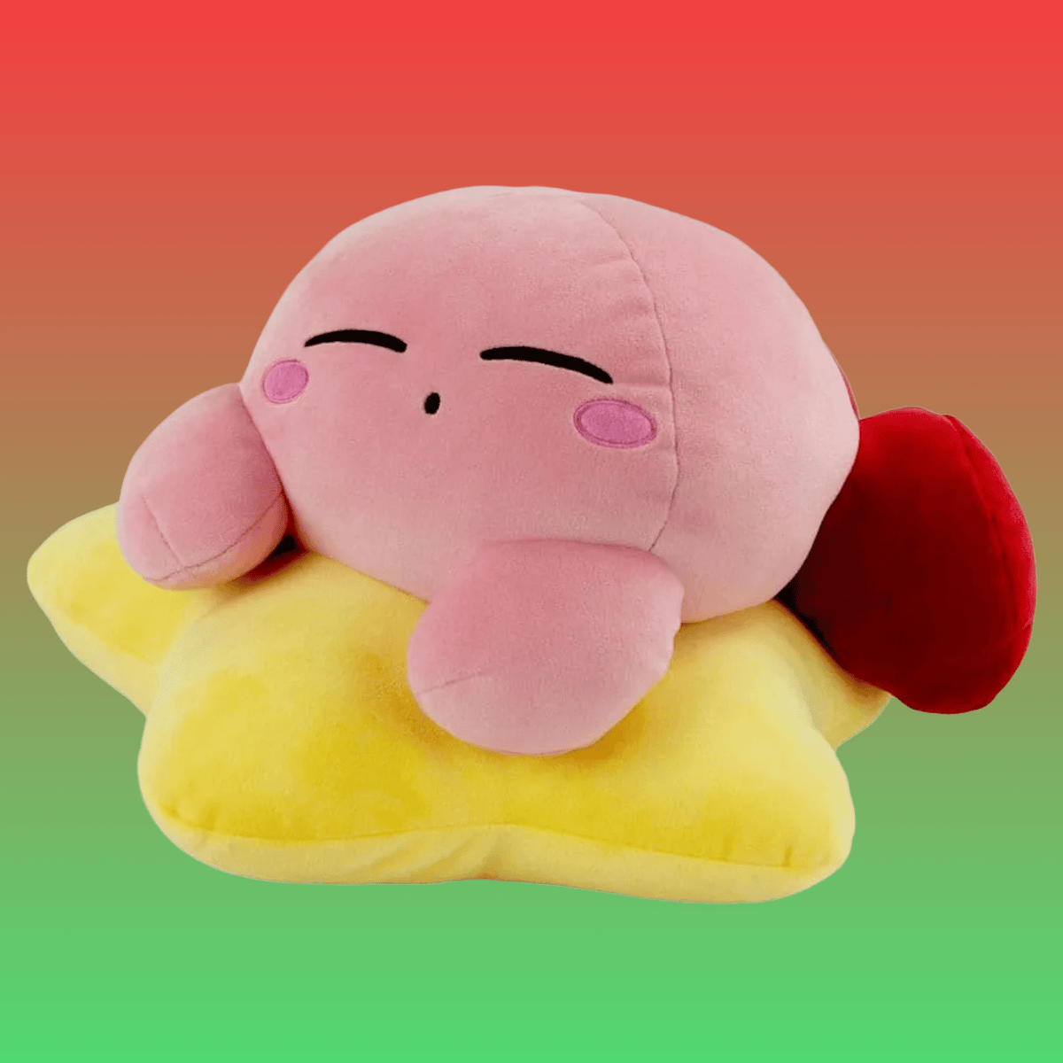 Kirby: Mocchi-Mocchi Warpstar Kirby Mega Plush 30 cm (Nintendo) - PopCultGang