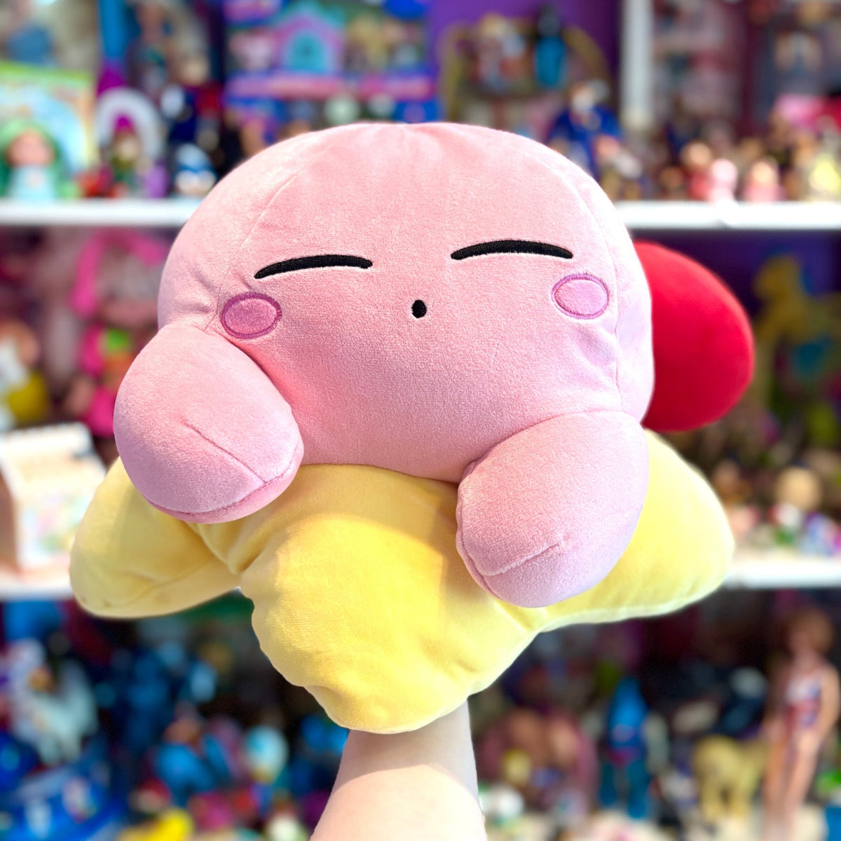 Kirby: Mocchi-Mocchi Warpstar Kirby Mega Plush 30 cm (Nintendo) - PopCultGang