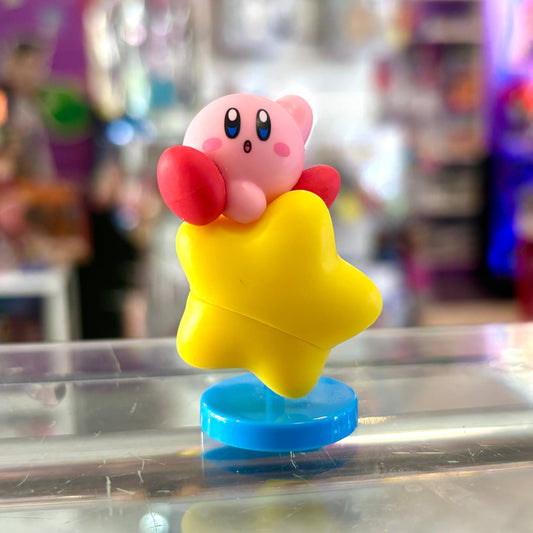 Kirby Sitting On Star Egg Figure (Furuta, Nintendo) - PopCultGang