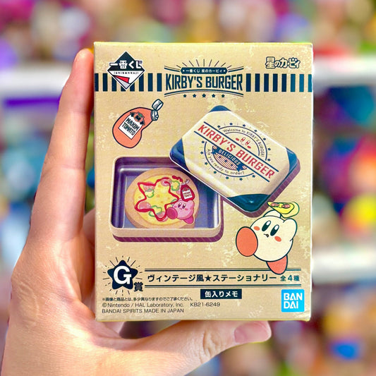 Kirby's Burger - Tin Can + Coaster Set (2020, Ichiban Kuji Prize) - PopCultGang