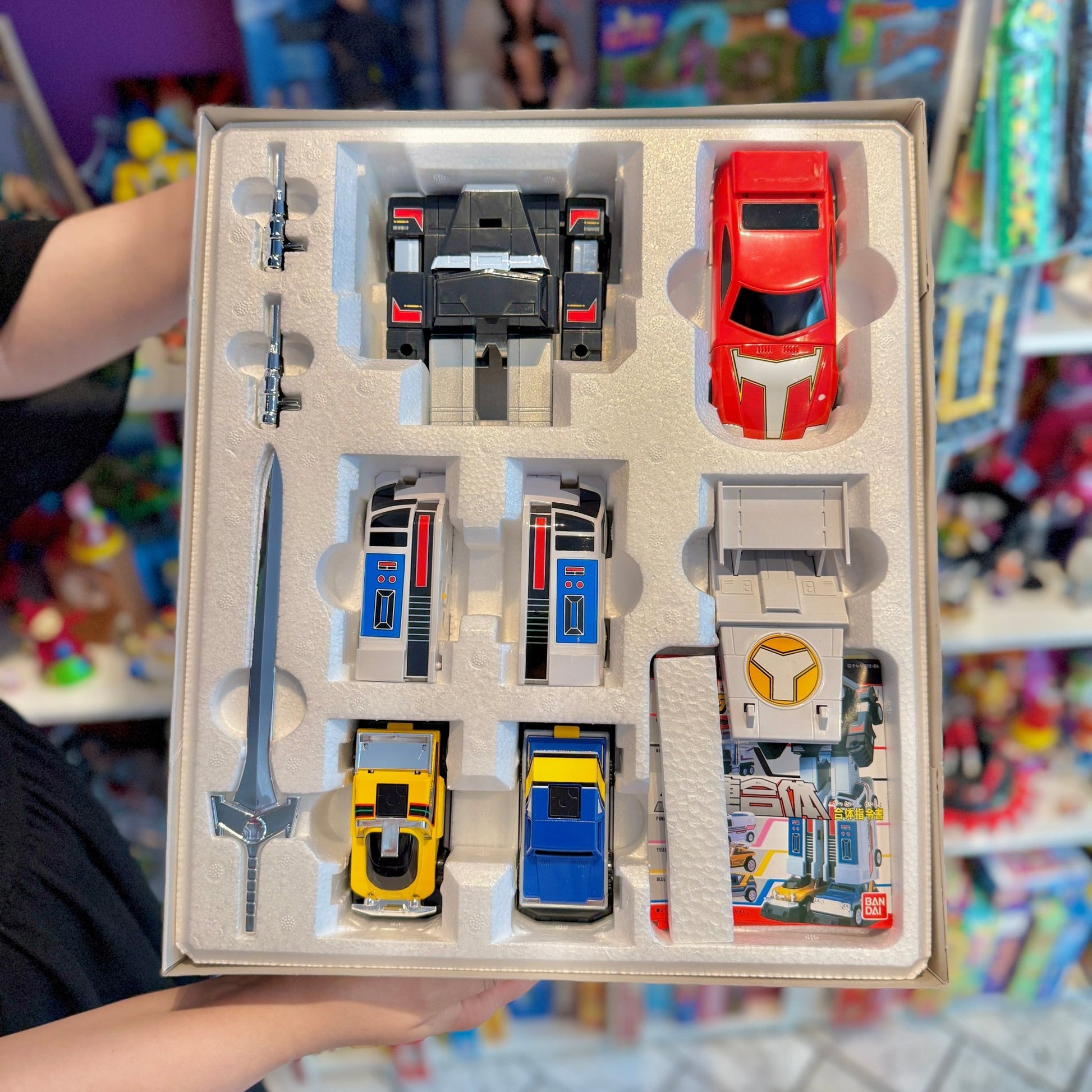 Kousoku Sentai Turboranger: DX Chogokin Turbo Robo Figure - Power Rangers Zord (NIB, Bandai, 1989) - PopCultGang