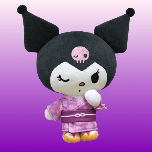 Kuromi Kimono Plush Figure 22 cm (Sanrio) - PopCultGang