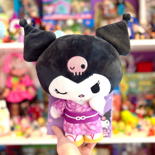 Kuromi Kimono Plush Figure 22 cm (Sanrio) - PopCultGang
