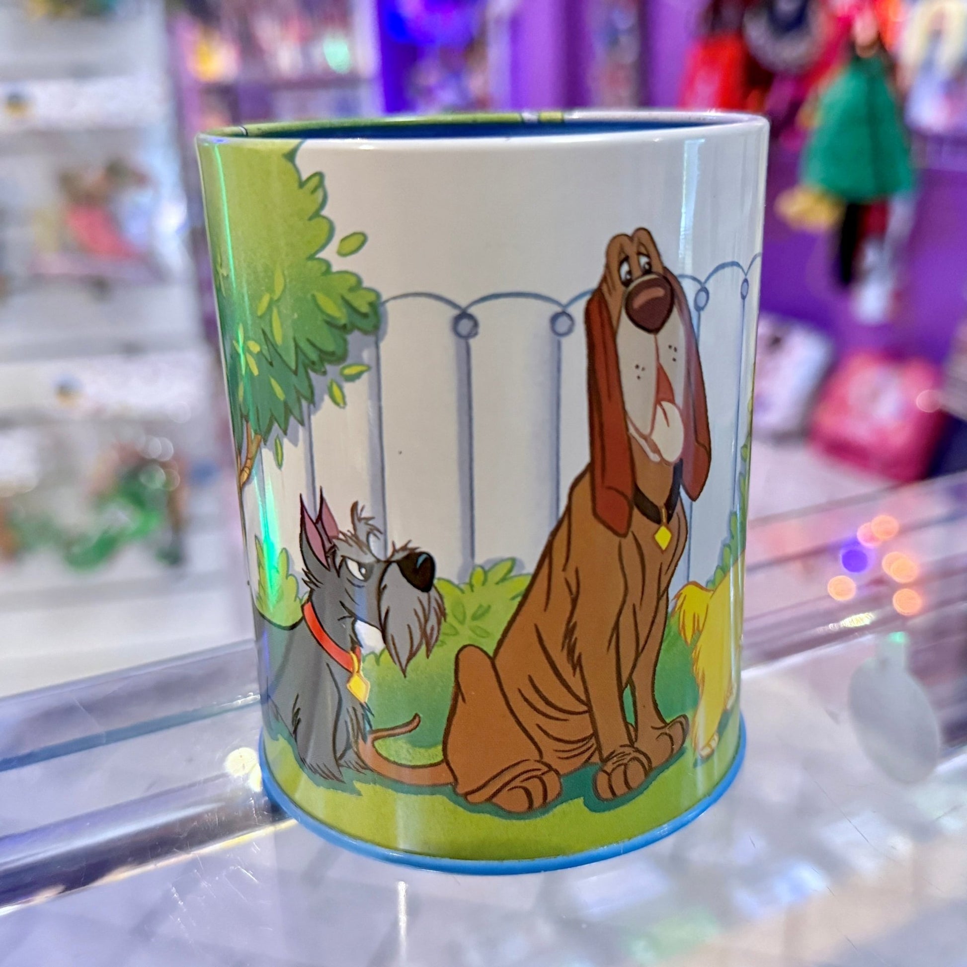 Lady And The Tramp: Pen Holder Metallic Cup (Disney, 80s) - PopCultGang