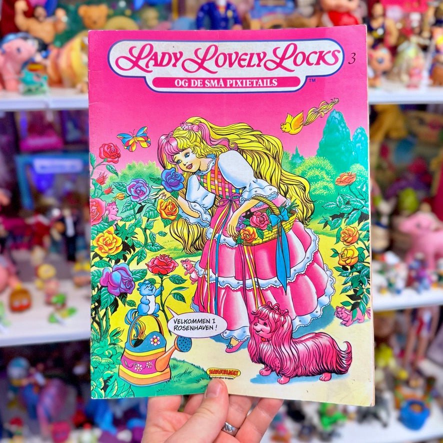 Lady Lovely Locks Og De Små Pixietails (danish comic & activity book, 80s) - PopCultGang