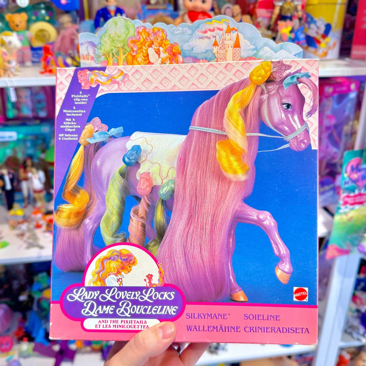 Lady Lovely Locks: Silkymane - Pastel Colored Horse Doll (new in box, 1986) - PopCultGang