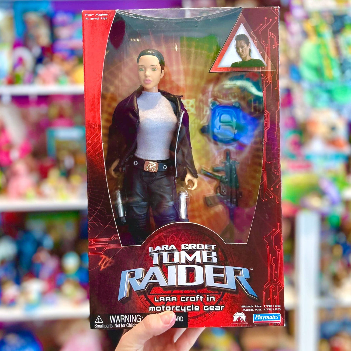 Lara Croft - Tomb Raider: Lara Croft In Motorcycle Gear Doll (NIB, Playmates, 1999) - PopCultGang