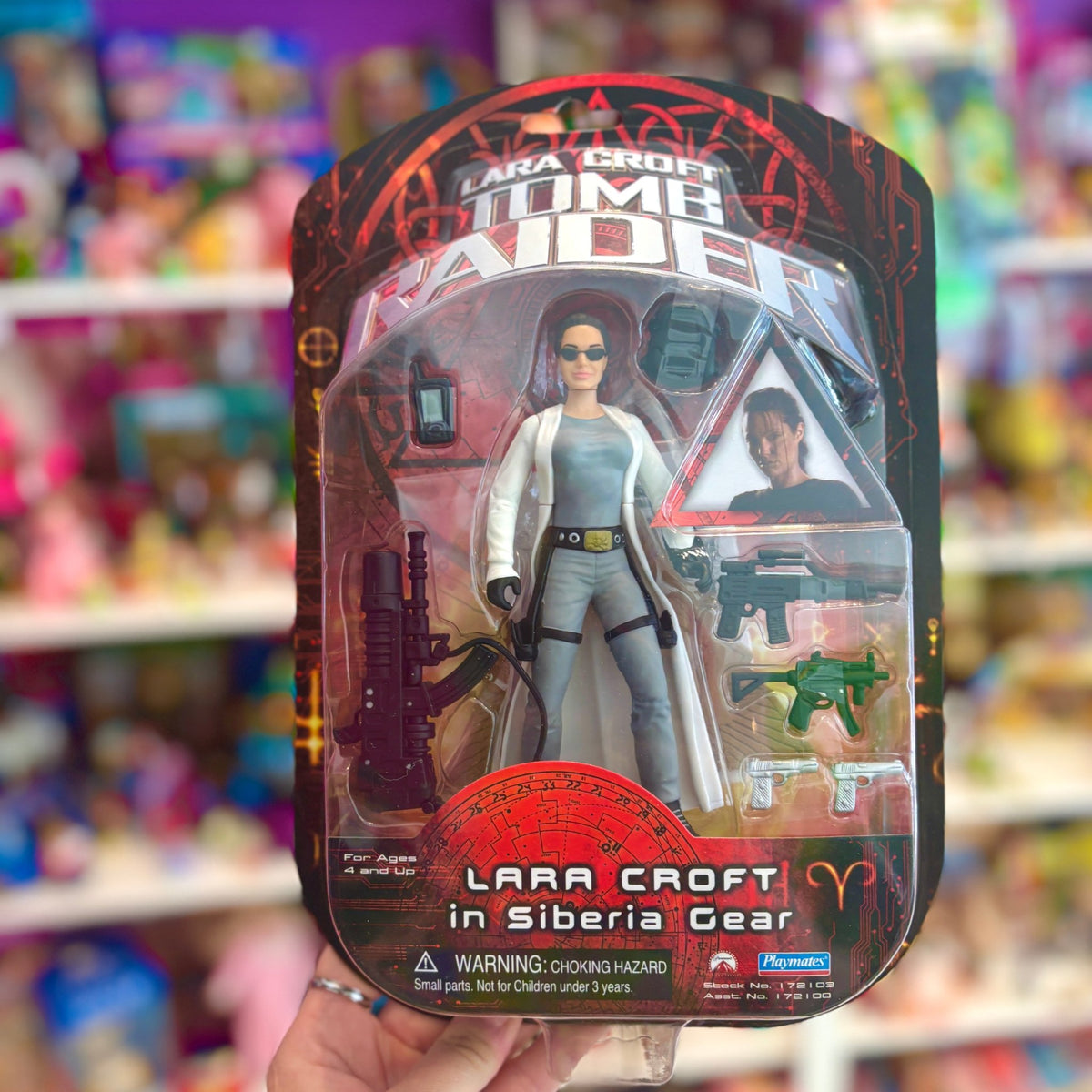 Lara Croft - Tomb Raider: Lara Croft In Siberia Gear Action Figure (MOC, Playmates, 1999) - PopCultGang
