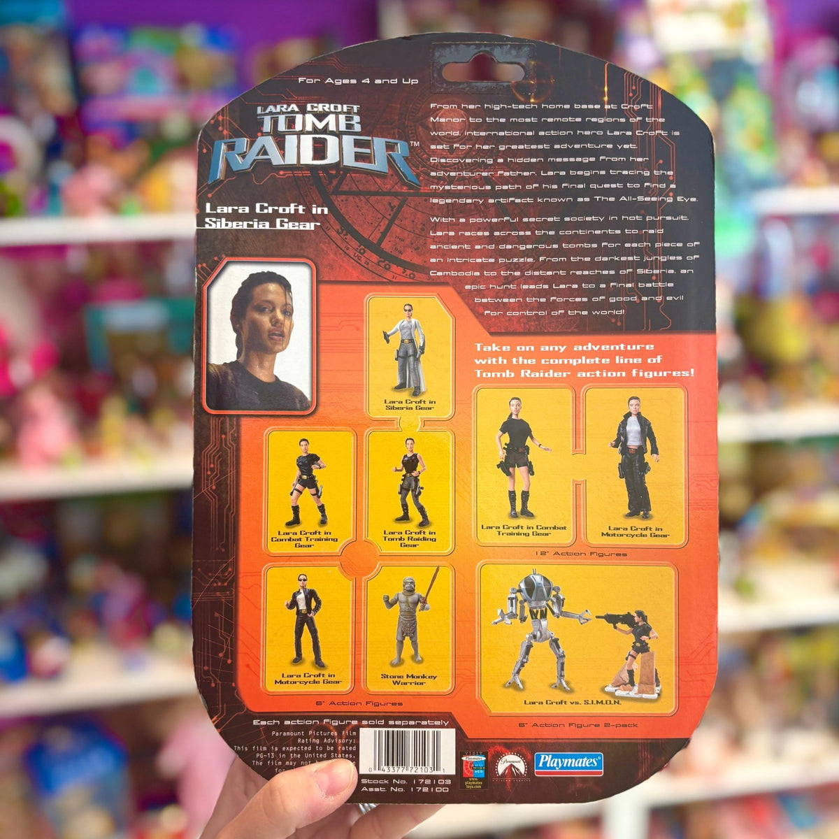 Lara Croft - Tomb Raider: Lara Croft In Siberia Gear Action Figure (MOC, Playmates, 1999) - PopCultGang